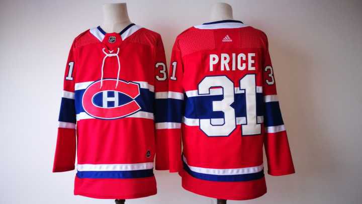 2017 Men NHL Montreal Canadiens #31 Price Adidas red jersey